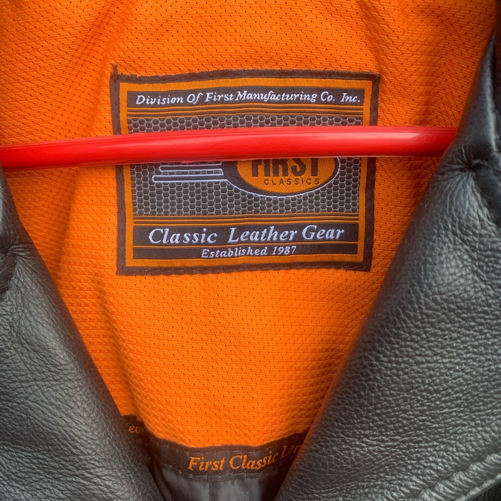 First Classics Leather Biker Jacket - image 2